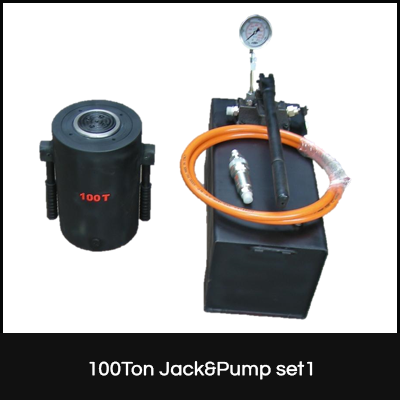 100Ton Jack&Pump set1